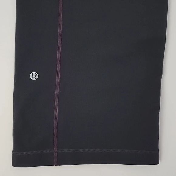 Lululemon Women's Extend Crop II Grey Pink Stitch Stretch 20" Inseam Size 4 - Picture 5 of 13